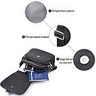 Стильний жіночий рюкзак з натуральної шкіри Vintage 23056 Чорний, фото 4