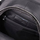 Стильний жіночий рюкзак з натуральної шкіри Vintage 23056 Чорний, фото 7