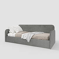 Односпальне ліжко з ортопедичними ламелями 800х2115х1040 мм Сірий