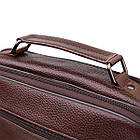 Сумка чоловіча з ручкою для перенесення в руці з натуральної шкіри Vintage 23030 Коричневий, фото 5