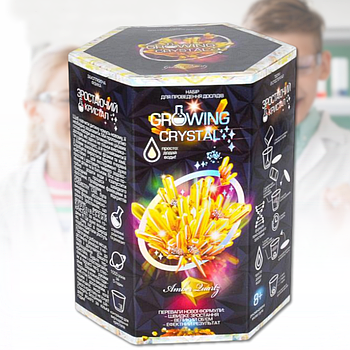 Набір дослідів "GROWING CRYSTAL" Українська версія GRK-01-01U..08U 1 шт.