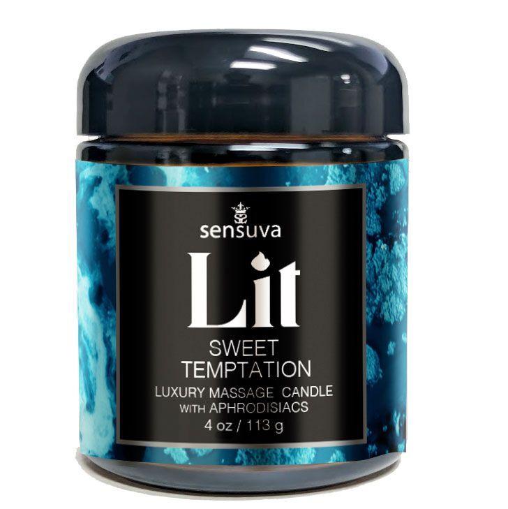 Масажна свічка Sensuva Lit Sweet Temptation Massage Candle 113г Bomba💣, фото 1