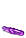 Вібратор гелевий Blush Naturally Yours Can-Can Purple, фото 4