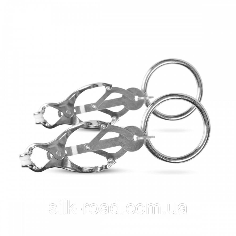 Затискачі для сосків з кільцями EasyToys Clover Clamps With Clips