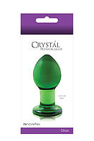 Скляна пробка NS Novelties CRYSTAL MEDIUM GREEN