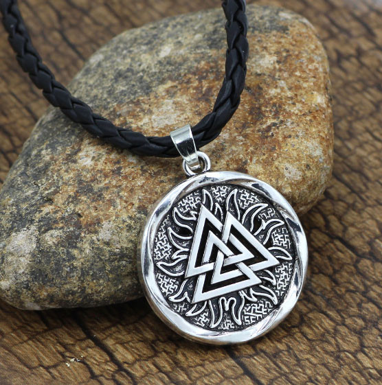 Кулон Вогняний Триксель білий метал