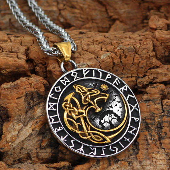 Кулон Вікінг Вовк