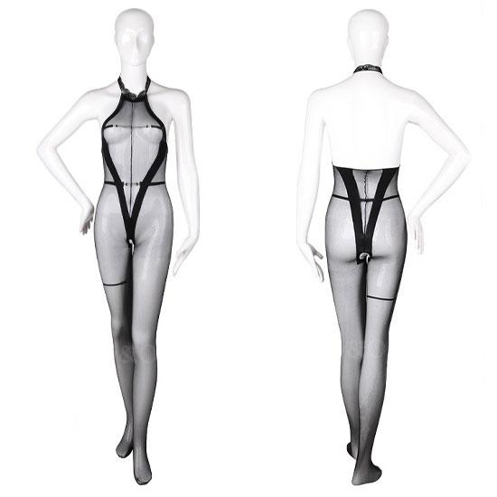 Бодістокінг із відкритим доступом колір чорний Sexy desires розміри S-L Talla, фото 1