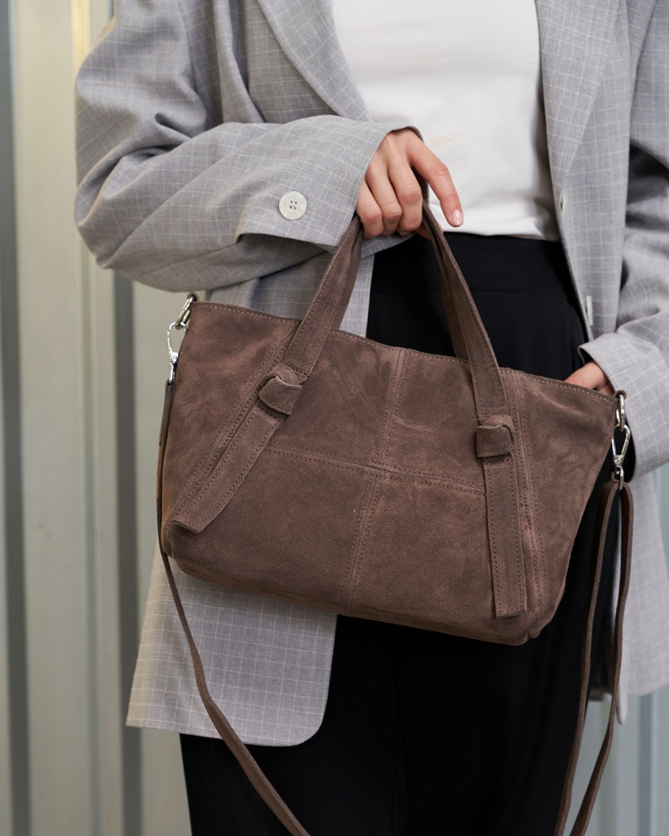 Жіноча шкіряна сумка «Амелия» капучино 5108491, фото 1