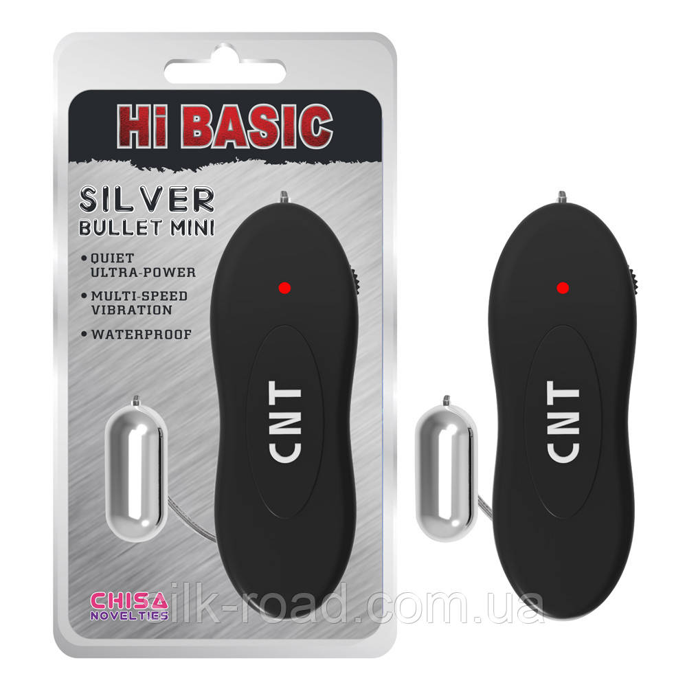 Віброкуля на пульті керування Chisa Hi-Basic Silver Bullet Mini, срібляста