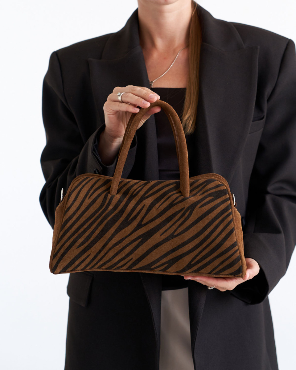 Жіноча шкіряна сумка «Кармел» карамельна 5114799