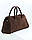 Жіноча шкіряна сумка «Кармел» шоколадна 5114811, фото 4