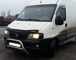 Кенгурятник WT003 для Fiat Ducato 1995-2006 Нержавіюча сталь