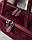 Замшева жіноча сумка «Alexa» бордова 5114809, фото 3