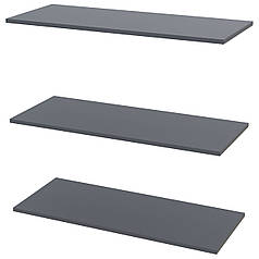 Полиця для одягу Doros Promo Графіт 3шт. 86.7х35х1.6 (DRS-011564)