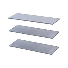 Комплект полиць для шафи Doros Promo Сірий 3шт. 86.7х35х1.6 DRS-011631