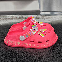 Крокси сабо дитячі для дівчинки фуксія пінка Gipanis 1715-3