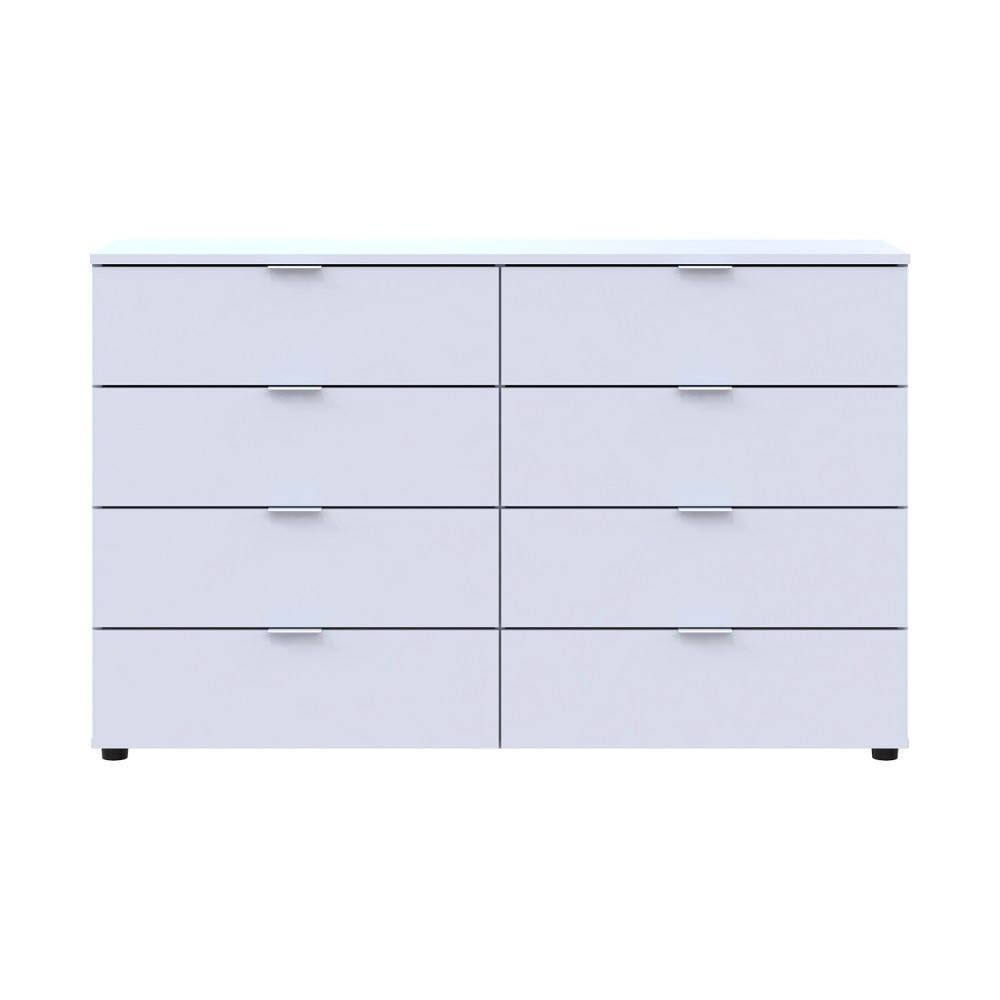 Комод Doros Рон 8 Білий 8 Ящиків 130х38х81 DRS-011774 (41516172)