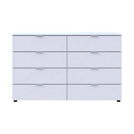 Комод Doros Рон 8 Білий 8 Ящиків 130х38х81 DRS-011774 (41516172), фото 1