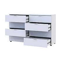 Комод Doros Рон 8 Білий 8 Ящиків 130х38х81 DRS-011774 (41516172), фото 4