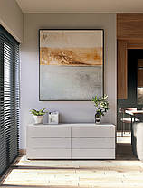 Комод Doros Рон 9 Білий 6 Ящиків 160х38х62 DRS-011777 (41516175), фото 2