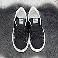 Кросівки жіночі Wei Wei чорні з білим принтом еко-шкіра 4797, фото 6