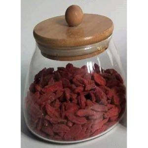 Банка з бамбуковою кришкою 550мл 11*10см TD00978-0.55 G-Rich