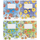 Зошит на 24 аркуші з кольоровою обкладинкою в лінію "Мрії" "mix" Упаковка 16 шт., фото 4