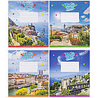 Зошит на 24 аркуші з кольоровою обкладинкою в лінію "Мрії" "mix" Упаковка 16 шт., фото 5