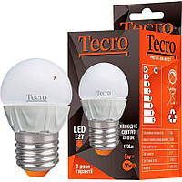 Лампа світлодіодна Tecro 5W E27 4000K (PRO-G45-5W-4K-E27)