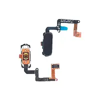 Кнопка HOME в зборі з механізмом і шлейфом для Samsung A320 чорна