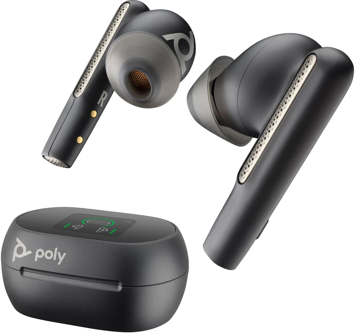 Навушники TWS Poly Voyager Free 60+ Earbuds + BT700C + TSCHC Black
