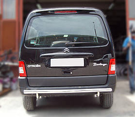 Задній захист (нерж.) для Citroen Berlingo 1996-2008 рр