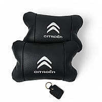 Подушка для підтримки голови в машині Citroën, Подушки на підголівник в машину, Подушка на авто сидіння EW-98