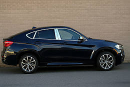 Повне обведення скла для BMW X6 F-16 2014-2019 Пластик