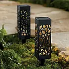 Ажурний сонячний ліхтар на сонячній батареї з датчиком сутінку Openwork Lamp Лучшая цена, фото 5