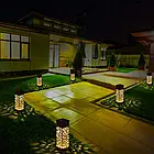 Ажурний сонячний ліхтар на сонячній батареї з датчиком сутінку Openwork Lamp Лучшая цена, фото 6