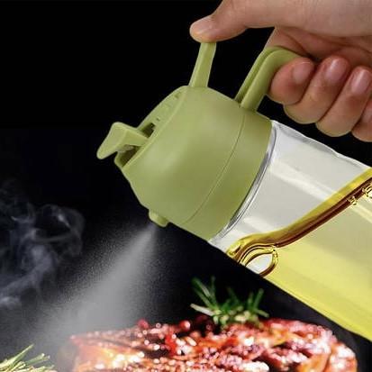 Скляний дозатор оливи для приготування їжі 2 в 1 Sprayable and Pourable Oil Bottle, 600 мл Дозатор оливи, Лучшая цена, фото 1