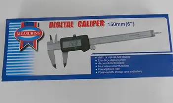 Штангенциркуль цифровий з екраном у чохлі 150 мм. Лучшая цена