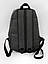 Комплект рюкзак барсетка через плече Nike темно-сірий портфель міський спортивний чоловічий жіночий найк, фото 3