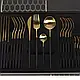 Столове приладдя неіржавка сталь, 24 шт. knife and fork AND 5326, фото 3