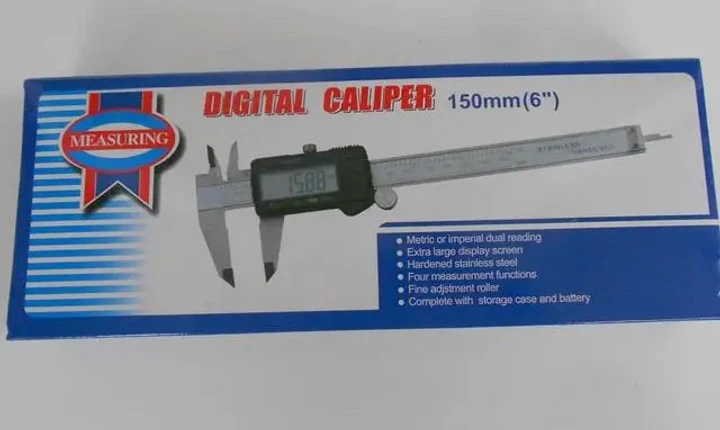 Штангенциркуль цифровий з екраном у чохлі 150 мм. iC227, фото 1