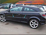 Молдинги на двері для Opel Astra H GTC 3-дв.хетчбек 2005-2015