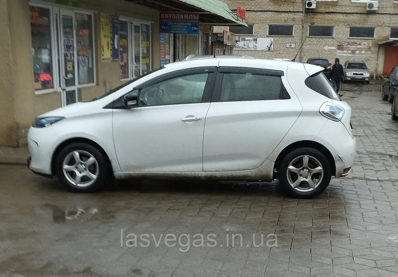 Дефлектори вікон (вітровики) Renault Zoe 2012- (HIC/Тайвань), фото 1