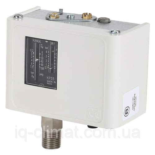 LF5508 реле тиску для насосів з діапазоном від -0,2 до 7,5 бар, розмір різьби 1/4", Lefoo Industrial