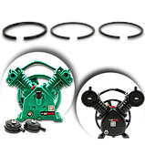 Комплект поршневих кілець Profter для компресора 2065-3065 3шт. (65мм.), фото 2