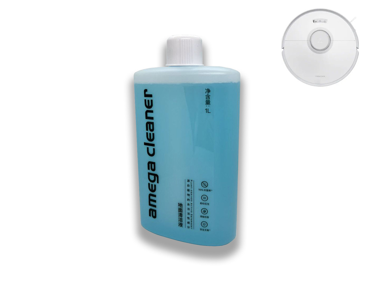 Миючий засіб (1 л) сумісний з роботами-пилососами Roborock, фото 1