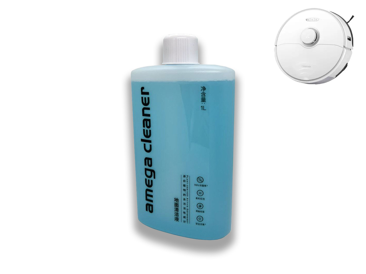 Миючий засіб (1 л) сумісний з роботами-пилососами Roborock, фото 1