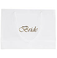 Пакет місткий з білим шнурком і лого розміром 40×30×12 см Крейдований ламінований матовий папір, фото 2