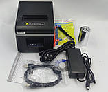 Опт та роздріб Xprinter XP-N160II USB WiFi принтер чеків з автообрізанням чека термопринтер 80мм чорний, фото 7